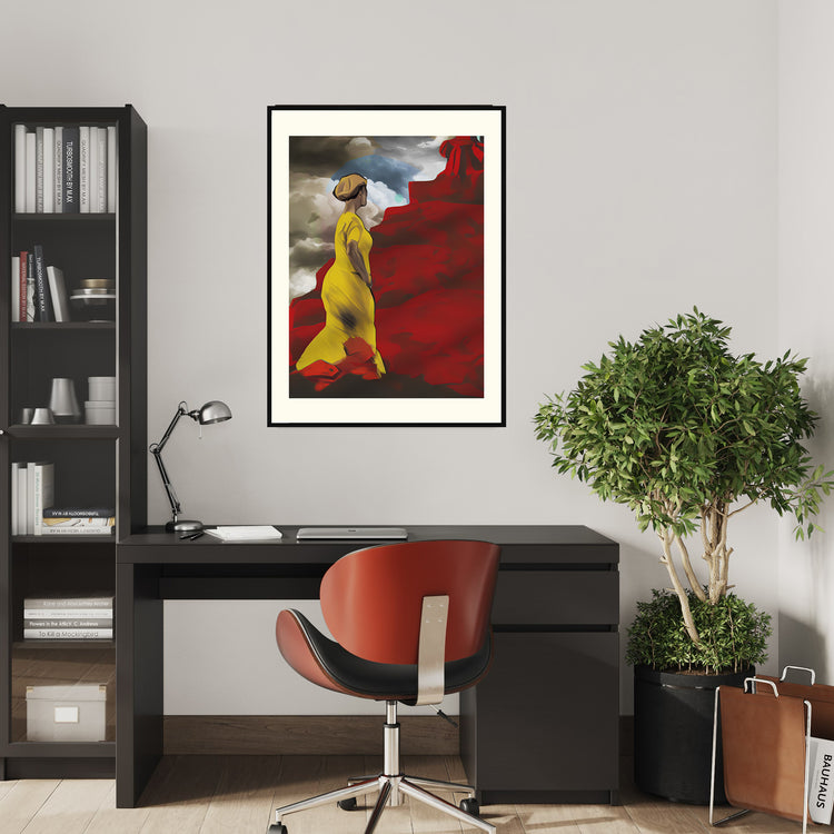 Aufstieg, Digitalprint, zeitgenössische Kunst, Fine Art