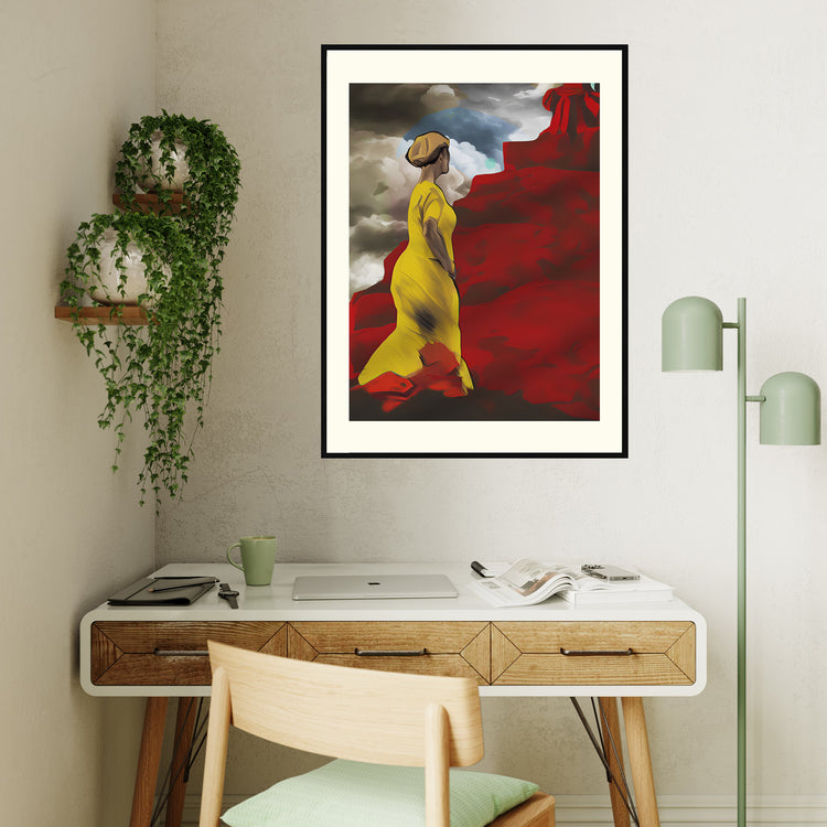 Aufstieg, Digitalprint, zeitgenössische Kunst, Fine Art