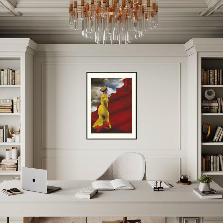 Aufstieg, Digitalprint, zeitgenössische Kunst, Fine Art