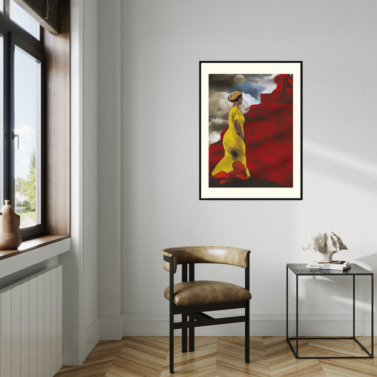 Aufstieg, Digitalprint, zeitgenössische Kunst, Fine Art