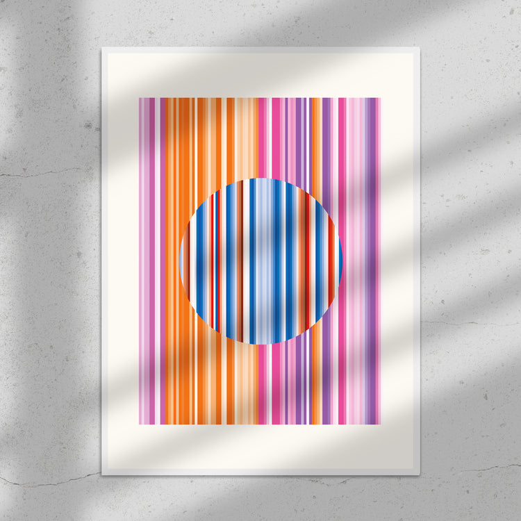 Tipping Points-Zyklus – Unendlich viele Kipppunkte, Variation 3, Digitalprint, zeitgenössische Kunst, Fine Art, Geometrie