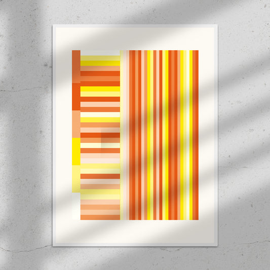 Tipping Points-Zyklus – Unendlich viele Kipppunkte, Variation 1, Digitalprint, zeitgenössische Kunst, Fine Art, Geometrie