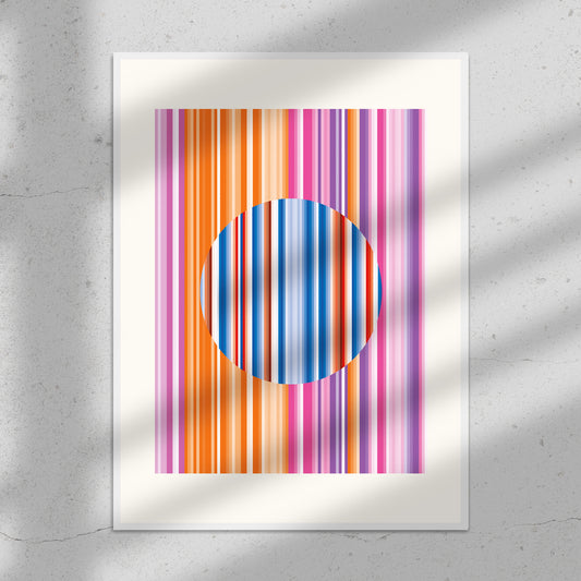 Tipping Points-Zyklus – Unendlich viele Kipppunkte, Variation 3, Digitalprint, zeitgenössische Kunst, Fine Art, Geometrie